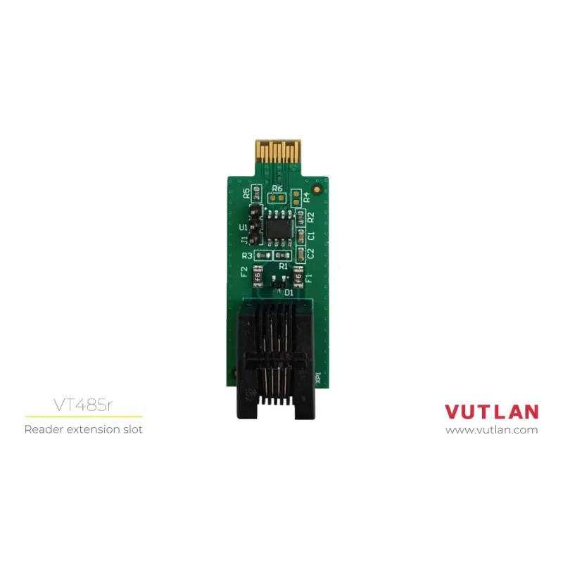 VT485r | Reader, keypad, keys extension pcb slot