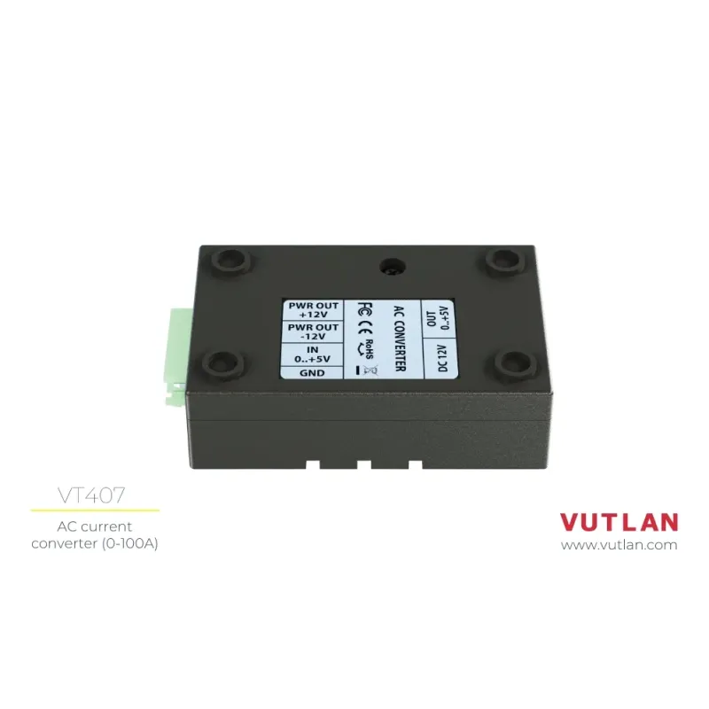 VT407 AC current converter | Monitor AC transducer sensor | Vutlan