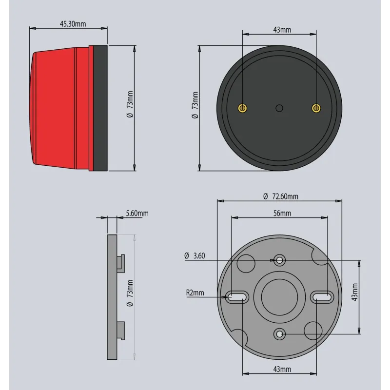 VT105 Strobe light