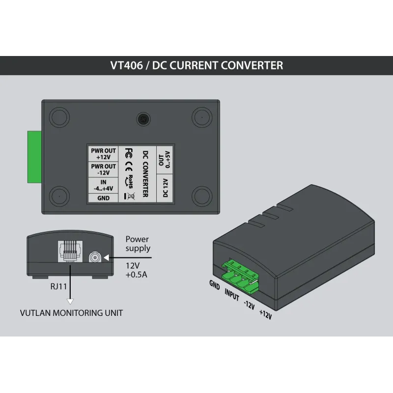 HOS-100Q1 DC Current Transducer