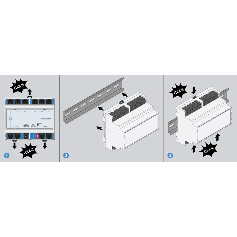 VT408DIN Sensor Extension Unit