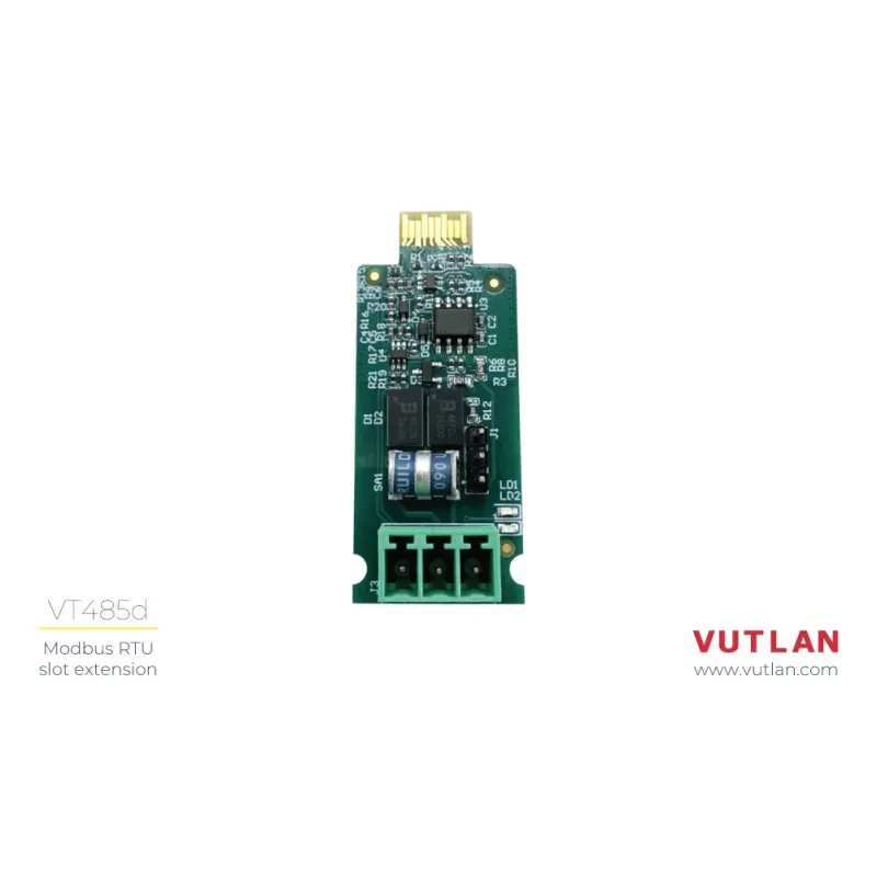 VT485m | Modbus RTU extension pcb slot