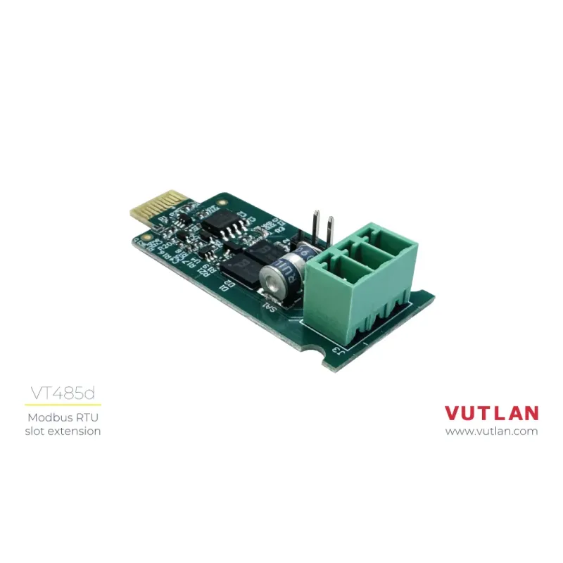 VT485m | Modbus RTU extension pcb slot