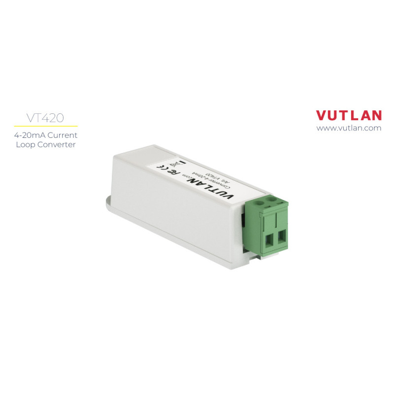 VT420 | Vutlan 4-20mA current loop converter