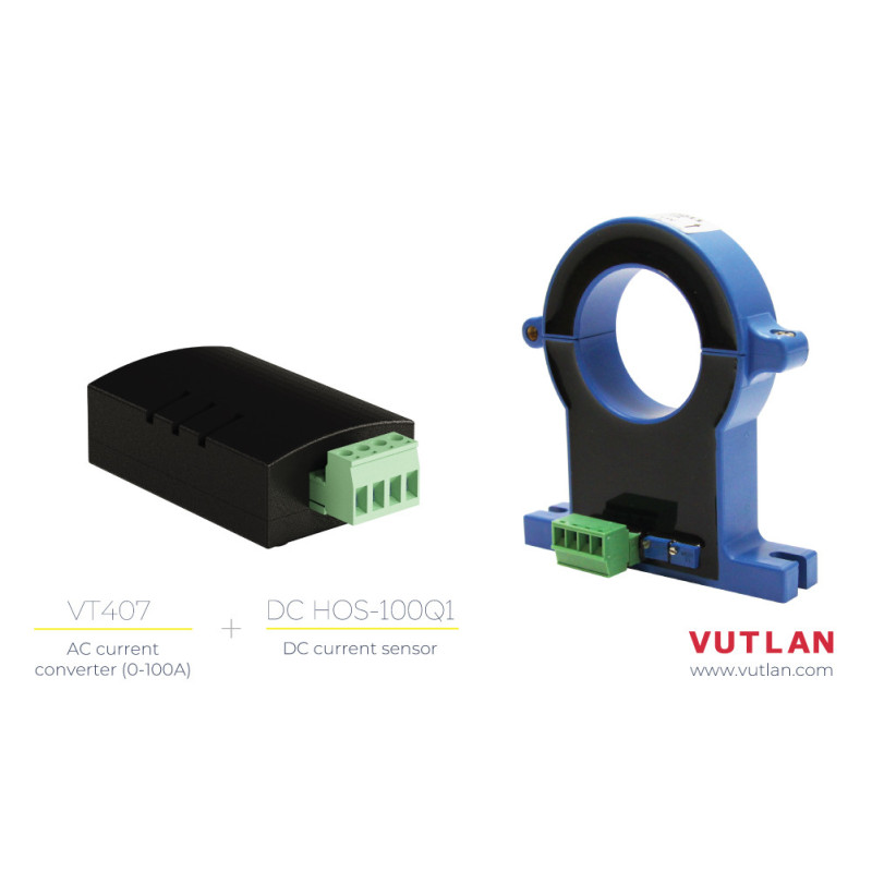 VT407 AC current converter | Monitor AC transducer sensor | Vutlan