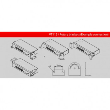 VT112 / Rotatable mounting brackets