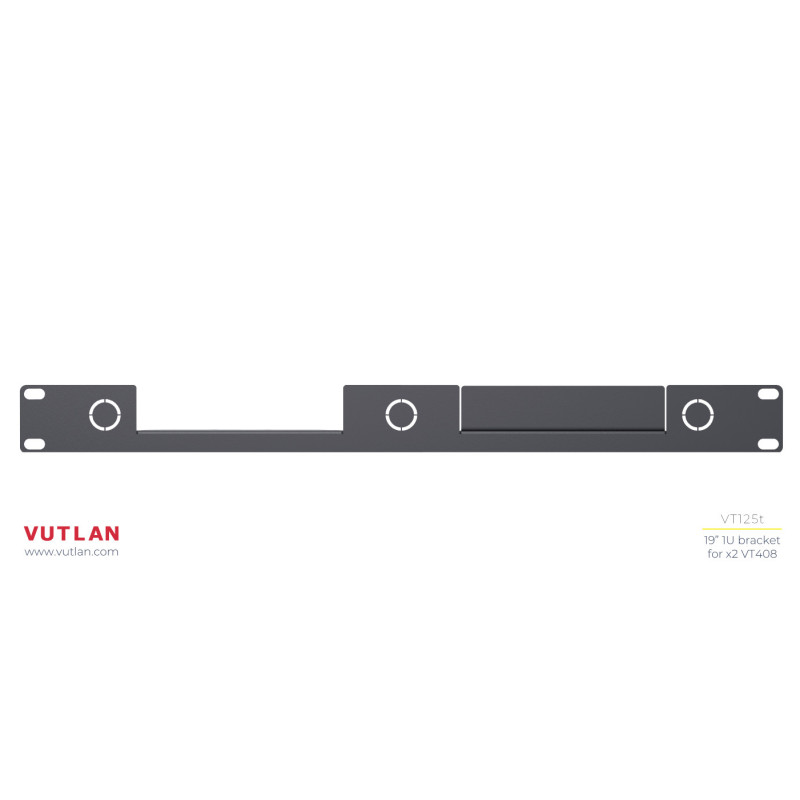 VT125t / 19" Bracket for x2 VT408