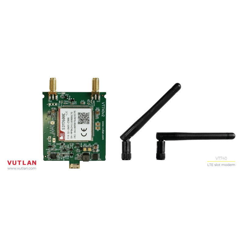 VT740 | Vutlan 4G LTE slot modem | Vutlan.com