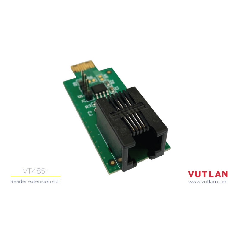 VT485r | Reader, keypad, keys extension pcb slot