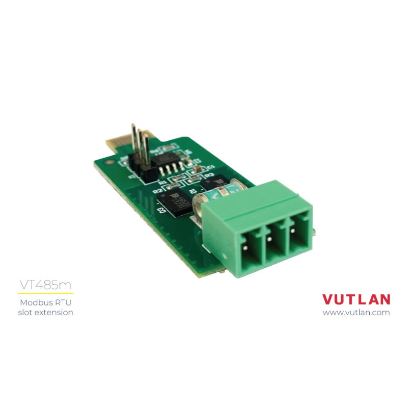 VT485m | Modbus RTU extension pcb slot