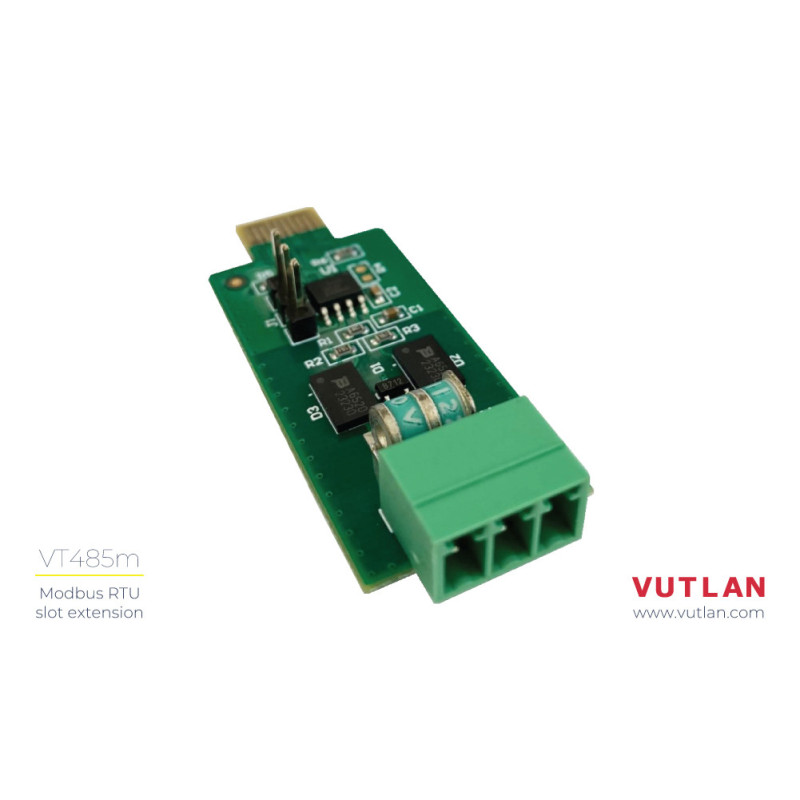 VT485m | Modbus RTU extension pcb slot