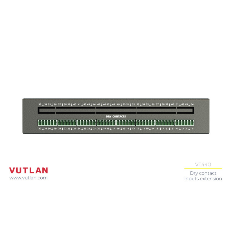 VT440 | Dry Contact inputs extension unit | Vutlan.com