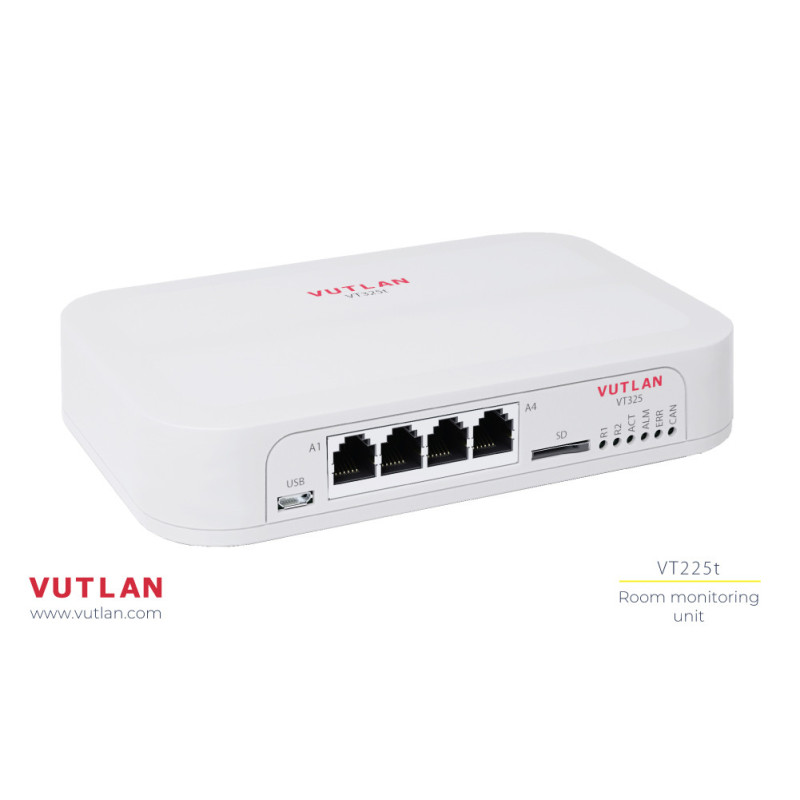 VT225t Room Monitoring system for small IT rooms and offices by Vutlan