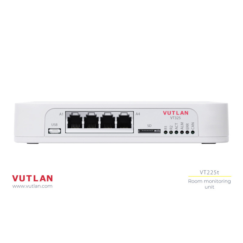 VT225t Room Monitoring system for small IT rooms and offices by Vutlan