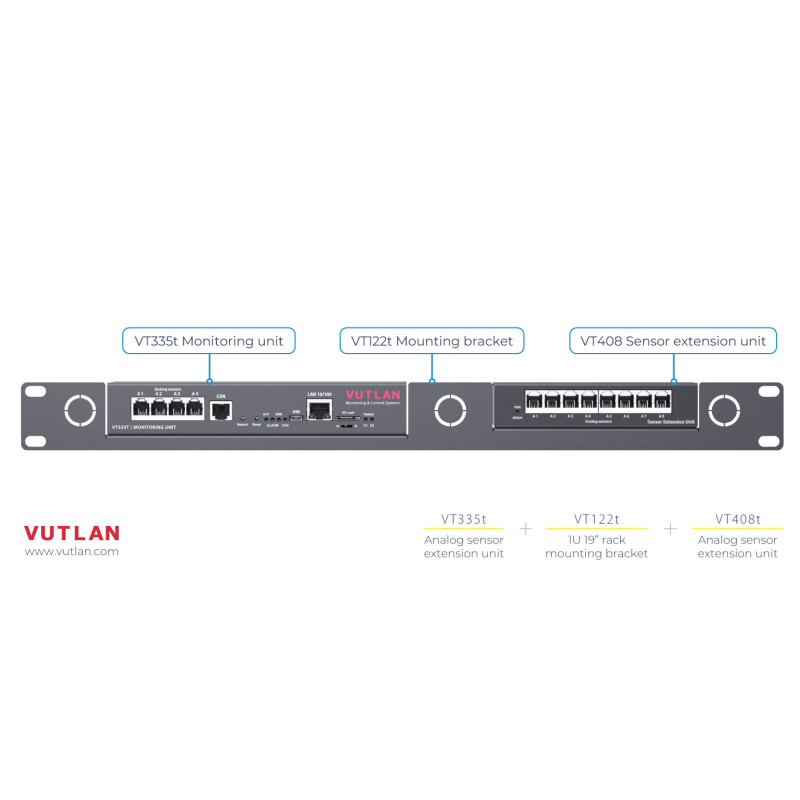 VT335t | Monitoring system for small IT rooms | Vutlan.com