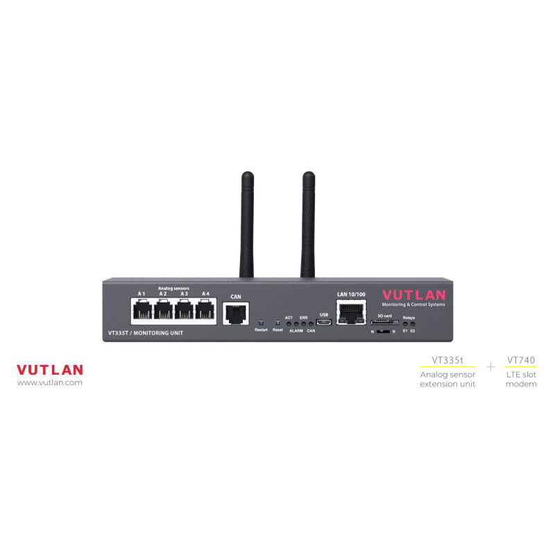 VT335t | Monitoring system for small IT rooms | Vutlan.com