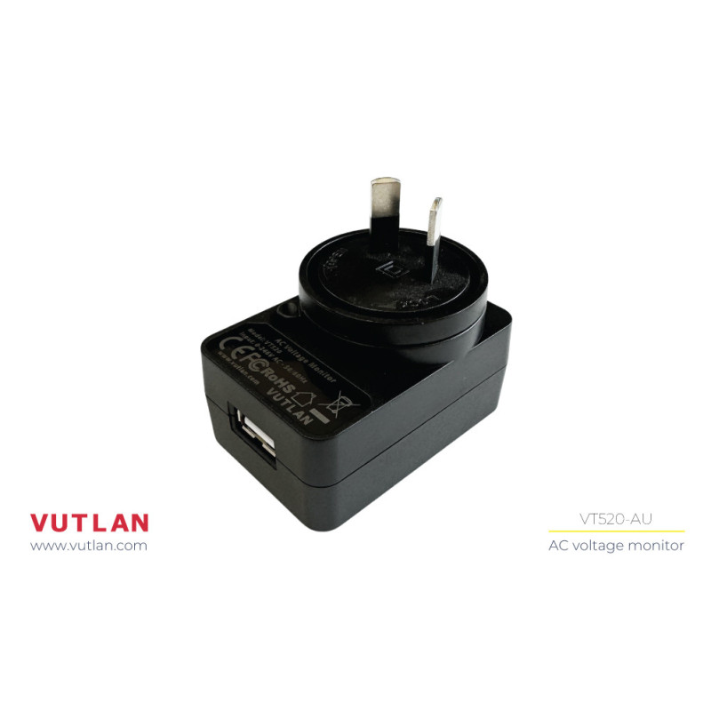 VT520 | AC voltage detector | Multiple power plug types | Vutlan.com