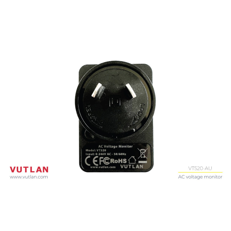 VT520 | AC voltage detector | Multiple power plug types | Vutlan.com