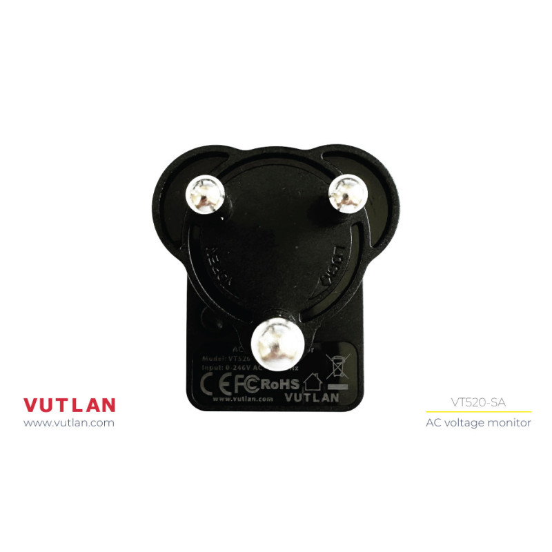 VT520 | AC voltage detector | Multiple power plug types | Vutlan.com