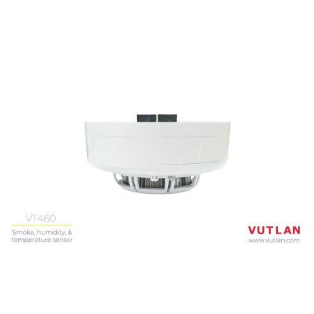 VT460 | Digital Smoke, humidity, temperature sensor | Vutlan.com