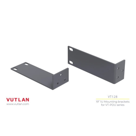 VT128 19" 1U Mounting brackets