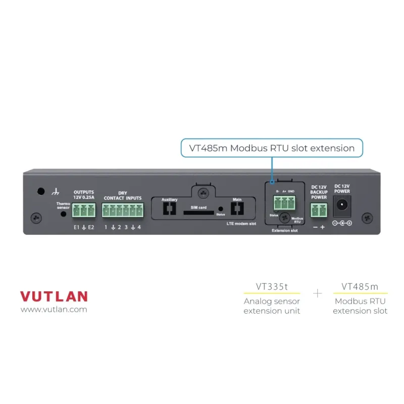 VT335t | Monitoring system for small IT rooms | Vutlan.com