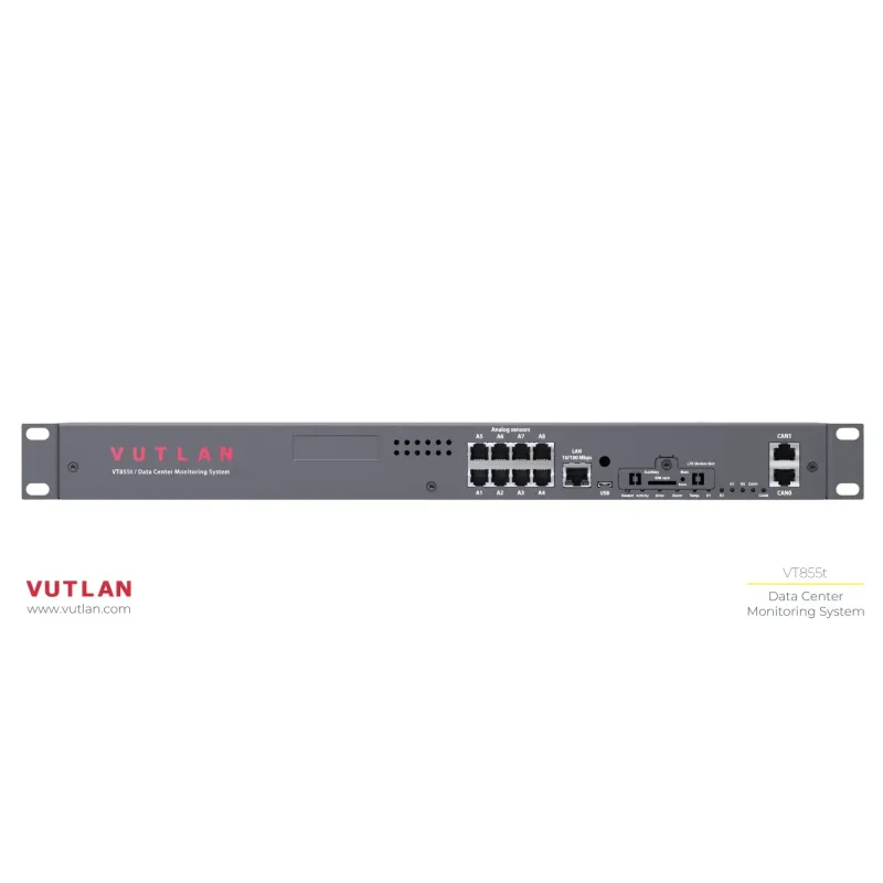 VT855t | Data Center Monitoring system for IT rooms, Data centers, rem