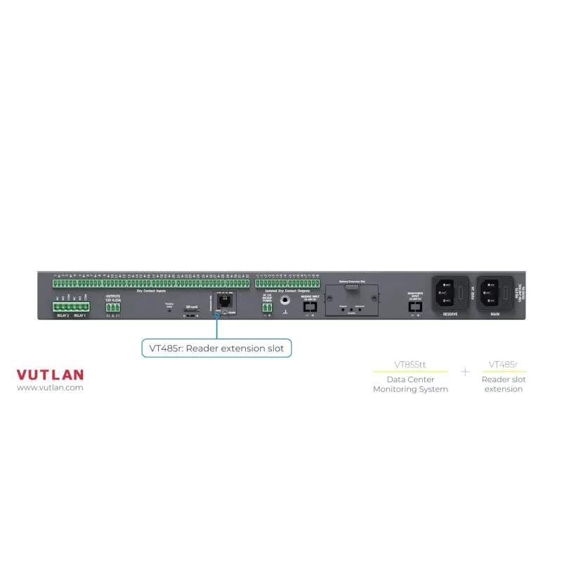 VT855t | Data Center Monitoring system for IT rooms, Data centers, rem