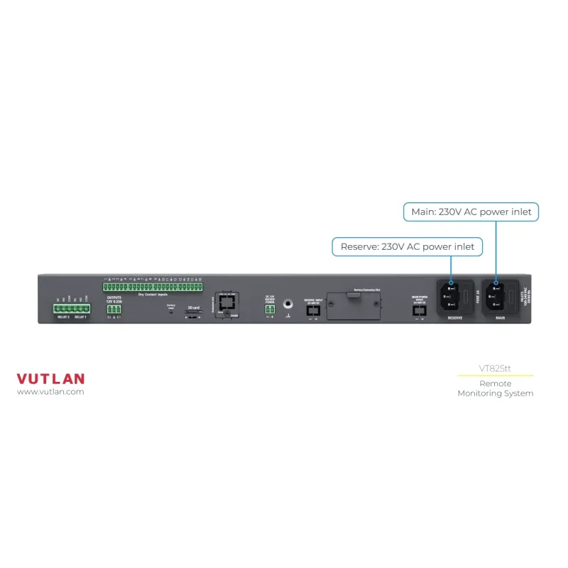 VT825t Remote Monitoring system for large remote sites