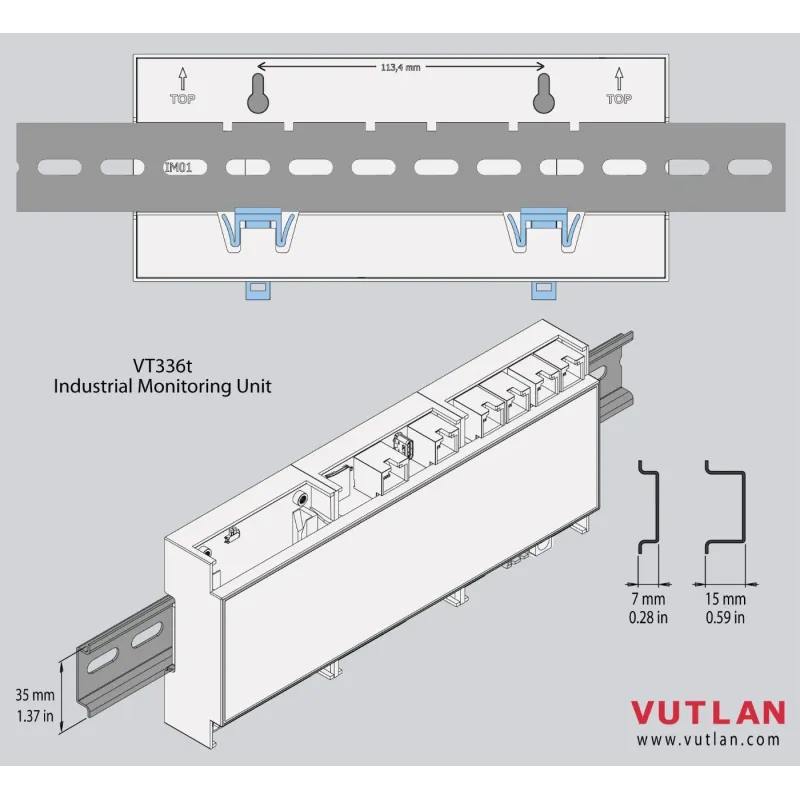 VT336t Industrial monitoring unit