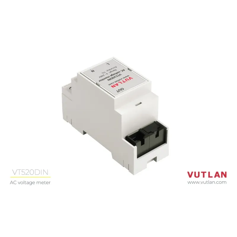 VT520 |  DIN AC Voltage monitor | voltmeter | Vutlan.com