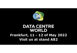 Visit us at Data Centre World, Frankfurt 11-12 May